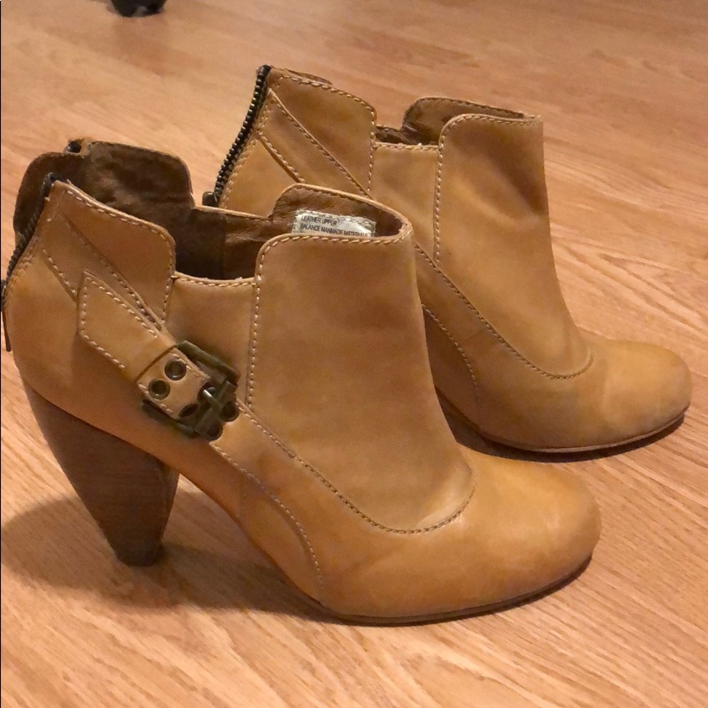 Leather Booties Sz 7.5